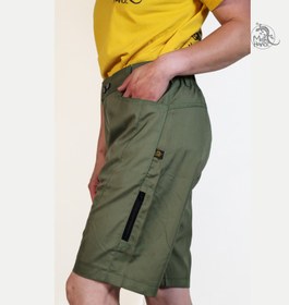 تصویر شلوارک Bould+ زیتونی 