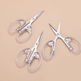 تصویر قیچی دسته شفاف shif 