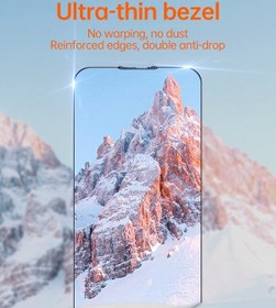 تصویر گلس محافظ شیشه ای (ایج ) سامسونگ S22 الترا(شیشه ای) The original crystal protective glass for the Samsong S22 ultra