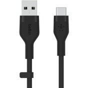 تصویر کابل شارژ سریع USB-A به USB-C بلکین به طول 2 متر مدل CAB008bt2MBK - پوزیترون 