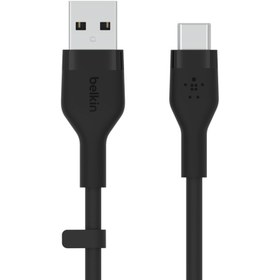 تصویر کابل شارژ سریع USB-A به USB-C بلکین به طول 2 متر مدل CAB008bt2MBK - پوزیترون 