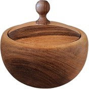 تصویر قندان چوبی 11-2 wood sugar bowl 2-11