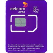 تصویر سیم کارت فیزیکی Celcom مالزی 