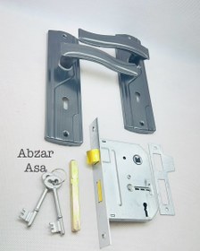 تصویر قفل و دستگیره 910 پهن کلیدی 