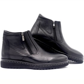 تصویر کفش بوت دوزیپ مشکی 