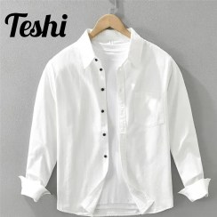 تصویر پیراهن کتان ساده 