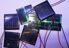 تصویر پنل خورشیدی سایز ۵۰ در ۵۰ میلی متر 