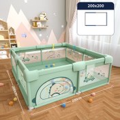 تصویر استخر توپ کودک طرح دایناسور 