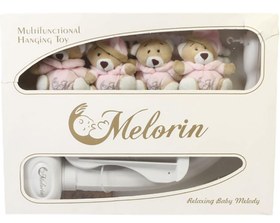 تصویر آویز تخت موزیکال نوزادی برند ملورین melorin 
