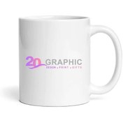 تصویر لیوان سفید سرامیکی 