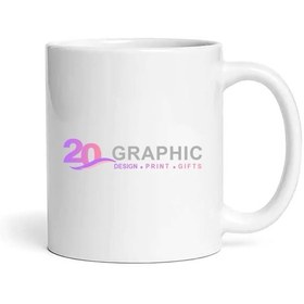 تصویر لیوان سفید سرامیکی 