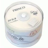 تصویر دی وی دی خام پرینکو مدل DVD-R بسته 50 عددی 