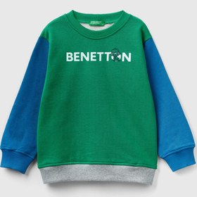 تصویر سویشرت پسرانه برند بنتتون United Colors of Benetton اصل 224P3J70G10CW 