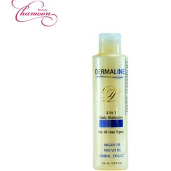 تصویر شامپو روزانه 250 میلی لیتر درمالاین Dermaline 4 In 1 Daily Hair Shampoo