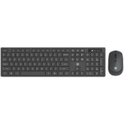 تصویر کیبورد و ماوس وایرلس ادول KM005 Adol Wireless Keyboard and Mouse KM005