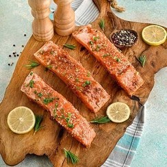 تصویر ماهی سالمون نروژی ۱ کیلوگرم 