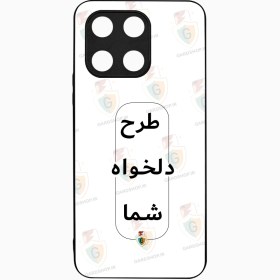 تصویر قاب طرح دلخواه گوشی هواوی Honor X6A محافظ لنزدار 