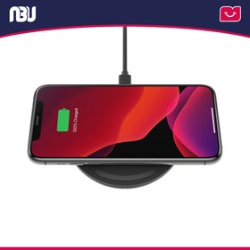 تصویر پد شارژ بی سیم 10 واتی + به همراه کابل 1.2 متری + شارژر دیواری 0.3 QC بلکین مدل WIA001vfBK Wireless Charging Pad BEKIN WIA001vfBK