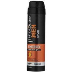 تصویر اسپری دئودورانت مردانه Men Energy Sport Mode حجم 150میل هیدرودرم Hydroderm Men Sport Energy Sport Mode Deodorant Dry Spray 150ml