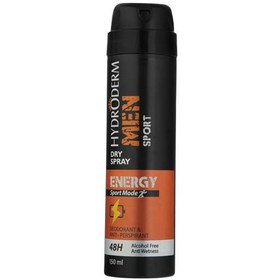 تصویر اسپری دئودورانت مردانه Men Energy Sport Mode حجم 150میل هیدرودرم Hydroderm Men Sport Energy Sport Mode Deodorant Dry Spray 150ml