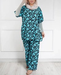 تصویر بلوز شلوار نخی مریم مدل 2050 