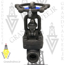 تصویر شیرفلکه کشویی "2 اینچ فولادی فورج کلاس 800 رزوه ای GATE VALVE 2" #800 A105 NPT