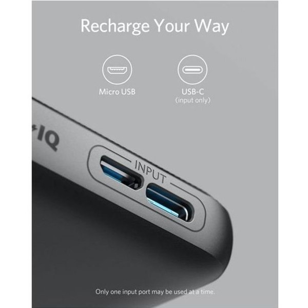 MGZNMTY Anker PowerCore Slim 10000mAh / Anker PowerCore Slim 10000 mAh /  Anker PowerCore Slim 10000 PD batería externa cargador y cargador de pared