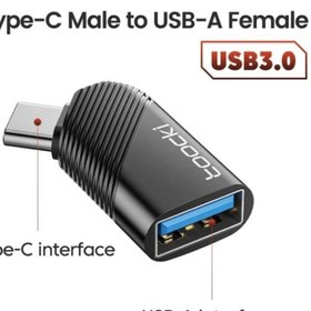 تصویر مبدل OTG تبدیل USB به USB-C توکی Toocki مدل JYQ03 