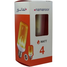 تصویر لامپ LED شعله ای نمانور 