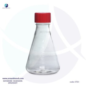 تصویر ارلن مایر فلاسک 500 میلی لیتر فیلتردار برند لب سلکت 500ml Erlenmeyer Flask - Lab select