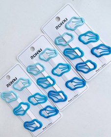 تصویر پک شش تایی گیره تق تقی مدل ابری 