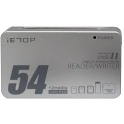 تصویر رم ریدر IETOP سی اف ساپورت یو اس بی ۲ IETOP CARD READER USB 2.0 CF SUPPORT