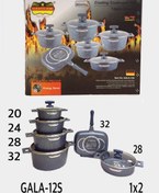 تصویر سرویس پخت و پز ۱۲ پارچه رمانتیک هوم مدل GALA_12S 