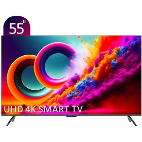 تصویر تلویزیون UHD 4K هوشمند ایکس‌ویژن سری 7 مدل XYU765 سایز 55 اینچ Xvision 7 series XYU765 UHD 4K Smart TV 55"