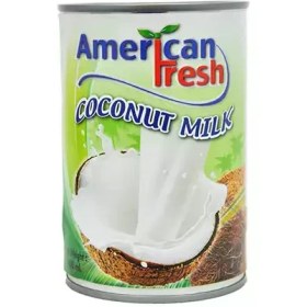 تصویر شیر نارگیل آمریکن فرش 400 گرمی – باکس 24 عددی American Fresh Coconut Milk Drink 400 gr