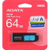 تصویر فلش مموری ای دیتا UV128 USB 3.2 64GB Adata uv128 64GB USB 3.2 Flash memory