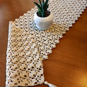 تصویر رانر رومیزی بافت 