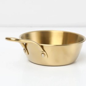 تصویر مزه خوری دسته دار طلایی – بزرگ، متوسط و کوچک 