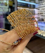 تصویر النگو زنانه البرنادو مدل تک گوی طلایی 