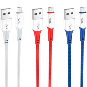 تصویر کابل شارژ microUSB هوکو مدل X70 طول 1 متر hoco X70 cable charge microUSB