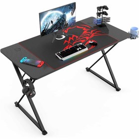 تصویر میز گیمینگ یوریکا Eureka ERGONOMIC ERK-X47-B Gaming Table Eureka ERGONOMIC ERK-X47-B