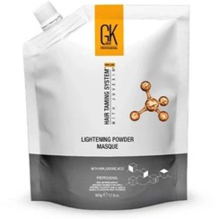 تصویر پودر دکلره سفید جی کی 500 گرم Lightening powder masque