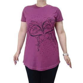 تصویر تاپ و تیشرت زنانه سایز ۴۶ نخی پنبه 