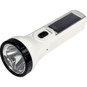 تصویر چراغ قوه دستی ویداسی مدل خورشیدی کد WD-340S - رنگ سفید Vidasi solar flashlight, code WD-340S
