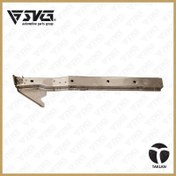 تصویر شاسی پرچمی جلو چپ پراید 