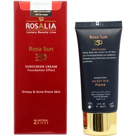 تصویر کرم ضد آفتاب رنگی پوست چرب رزا سان Rosalia ا Rosalia Rosa Sun Sunscreen Cream For Oily Skin Rosalia Rosa Sun Sunscreen Cream For Oily Skin