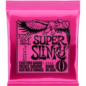 تصویر سیم گیتار الکتریک ERNIEBALL SUPER SLINKY NICKEL WOUND 9-42 