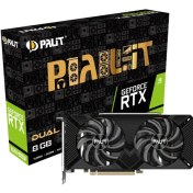 تصویر کارت گرافیک پلیت مدل GeForce RTX 2060 SUPER DUAL اکبند | irgpu 