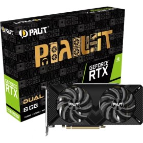 تصویر کارت گرافیک پلیت مدل GeForce RTX 2060 SUPER DUAL اکبند | irgpu 