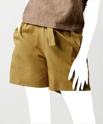 تصویر شلوارک زنانه نخی نسکافه ای آر ان اس RNS کد 11051717 